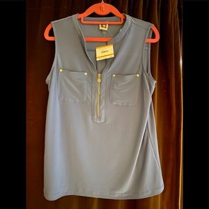 Anne Klein Periwinkle blue blouse